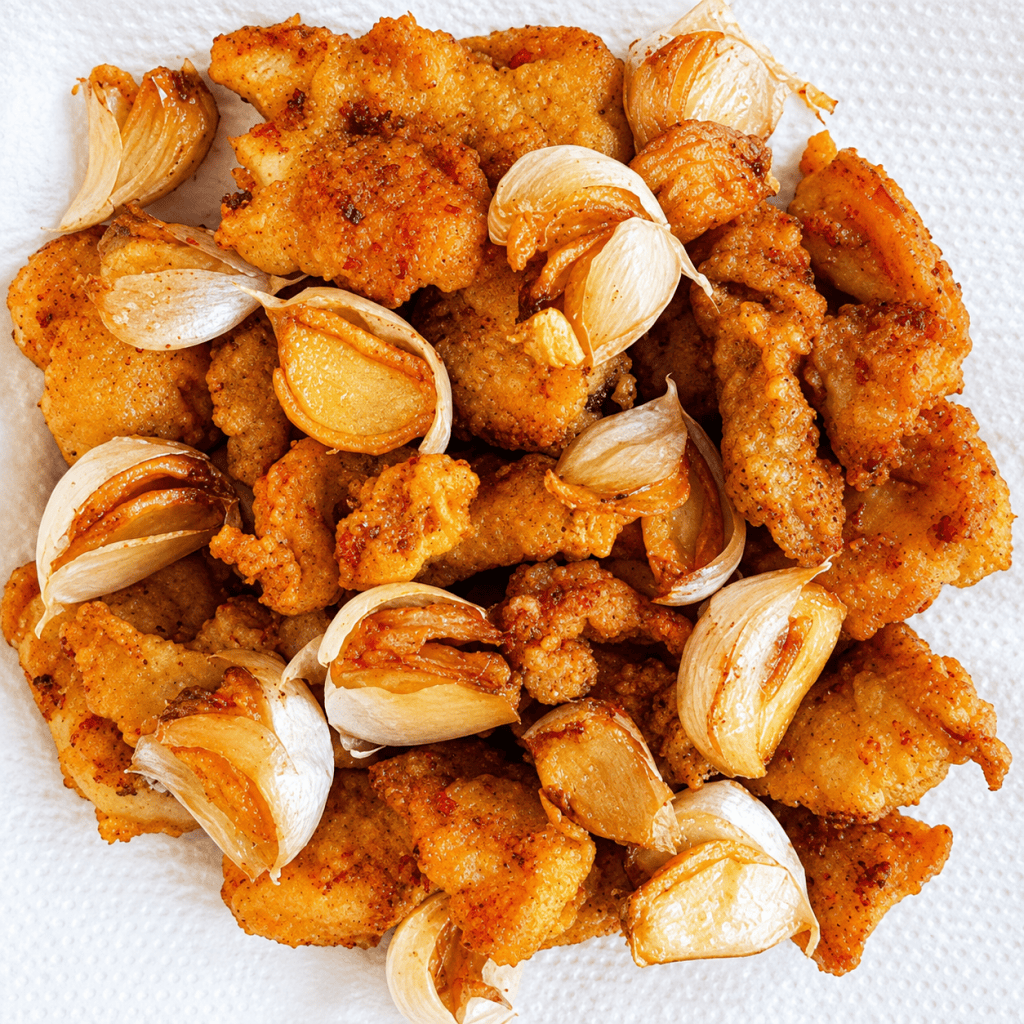Viral Crispy Garlic Fried&nbsp;Chicken